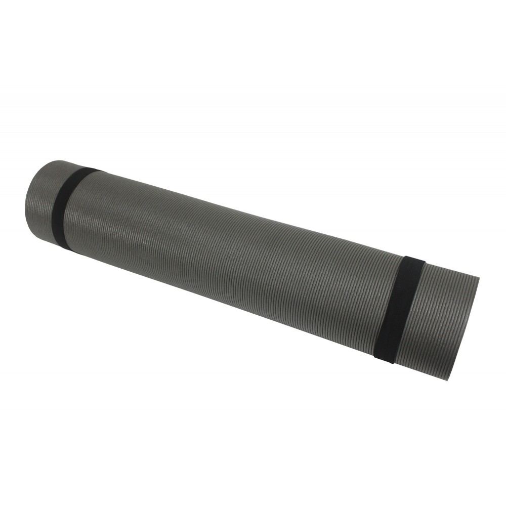 180x60cm 5mm Çizgi Desen Antrasit Yoga Matı