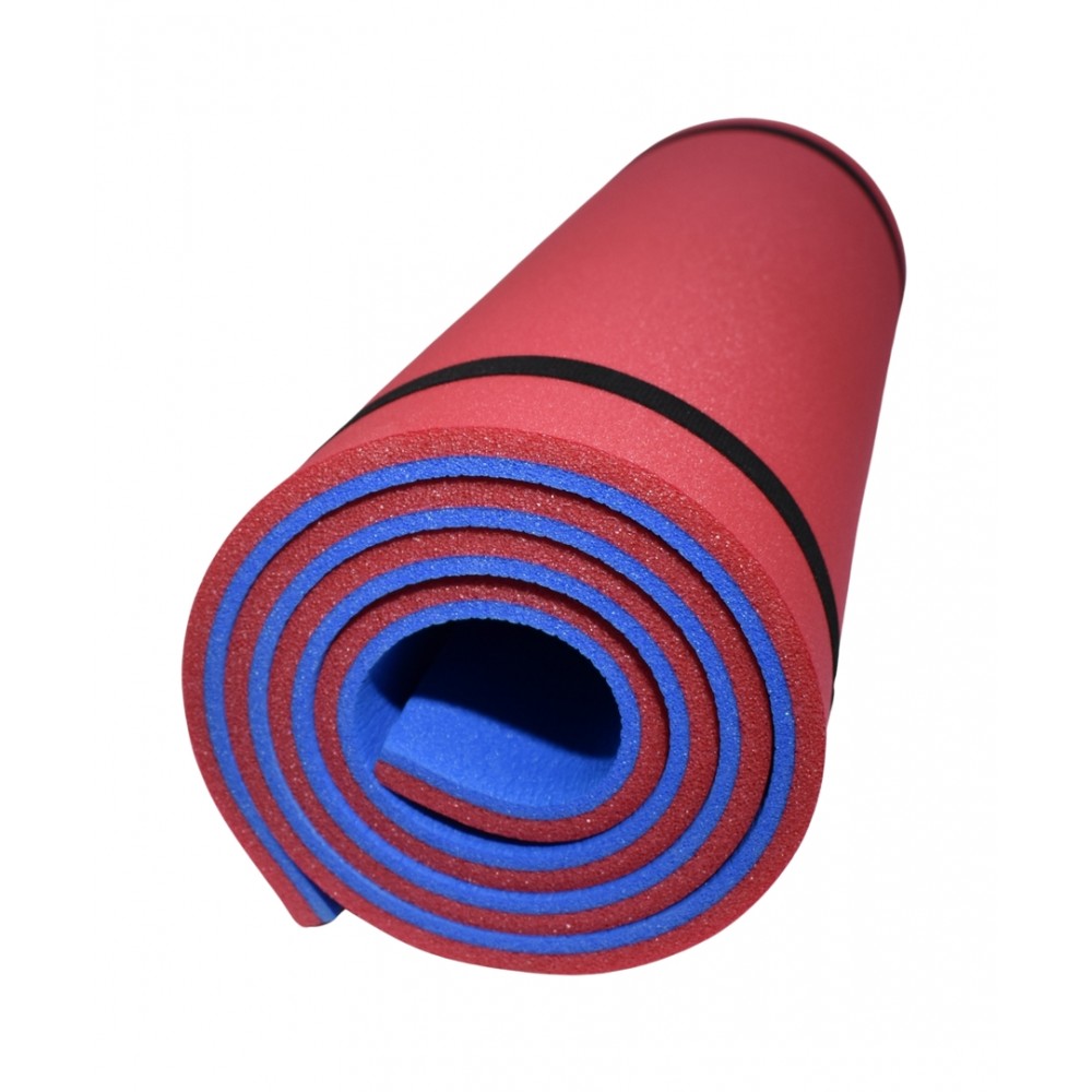 180x60cm Mavi-Pembe Extra Rahat Yoga Pilates Matı