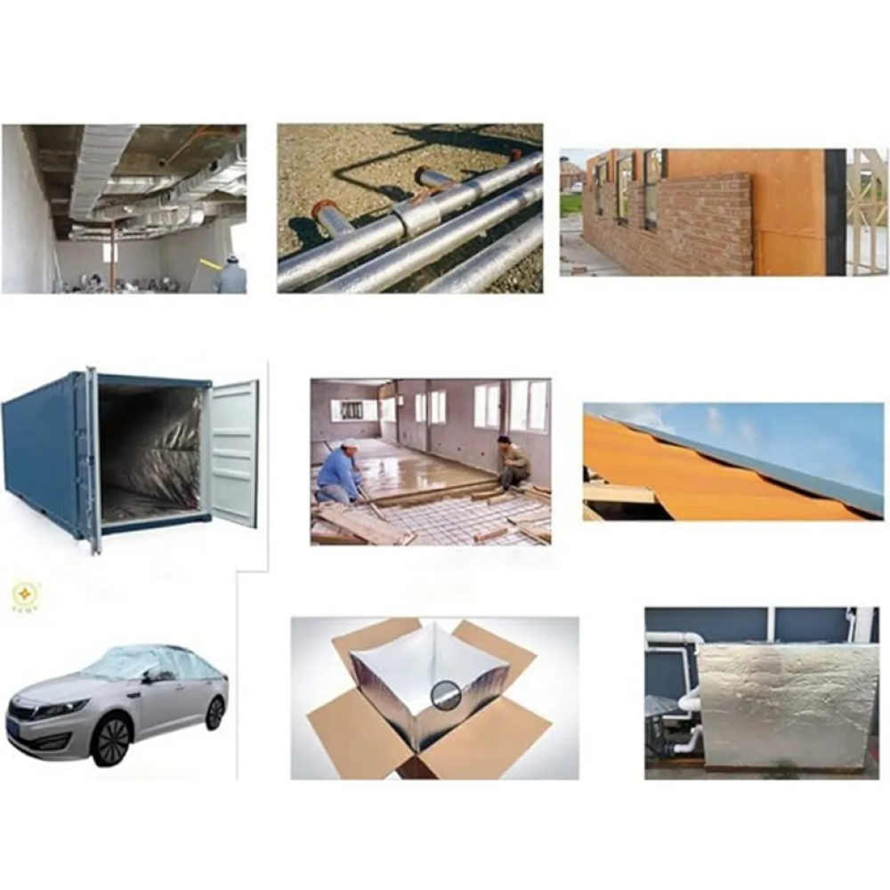 100cm 3mm Çift Folyolu Polietilen  Isı Yalıtım Köpük Levhası 15mt